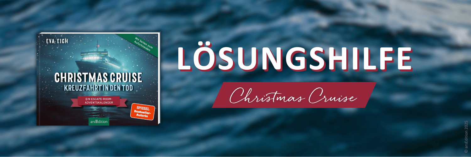 Lösungshilfe für Christmas Cruise - Kreuzfahrt in den Tod