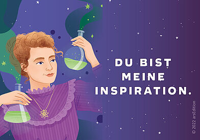 Du bist genial wie Marie Curie!