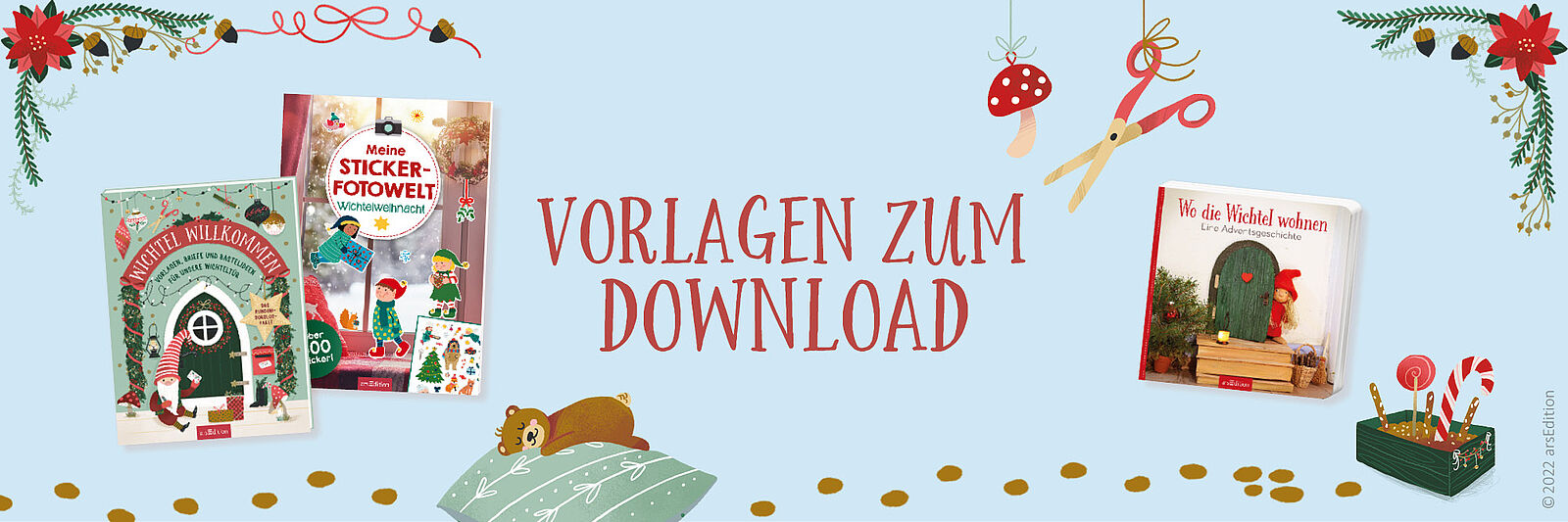 Downloadbereich für deine Wichteltür