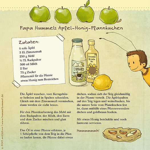 Probiere Papa Hummels beste Honigpfannkuchen!