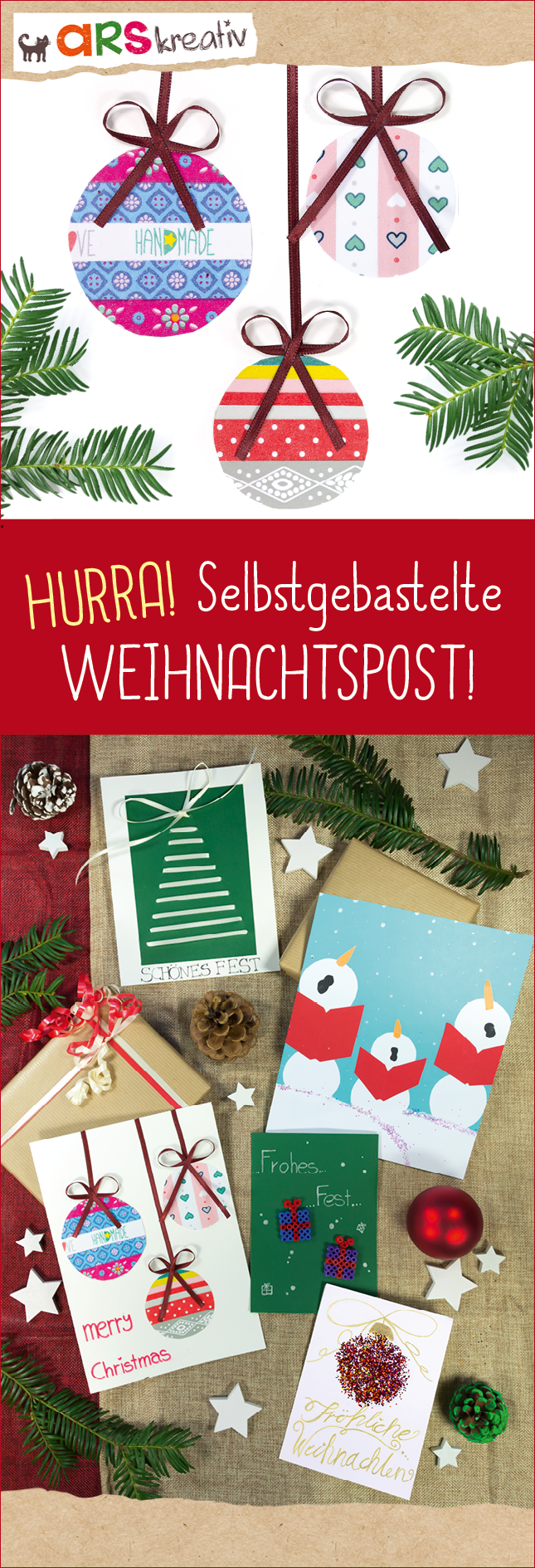 Versendet Liebe Weihnachtsgrusse Mit Selbstgestalteten Weihnachtskarten