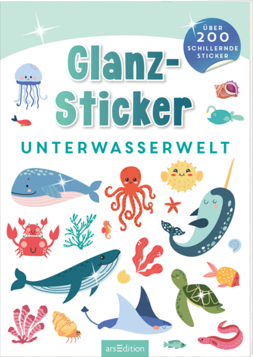 Glanz-Sticker – Unterwasserwelt