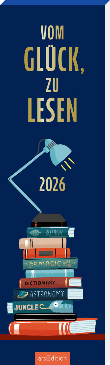 Lesezeichenkalender Vom Glück, zu lesen 2026