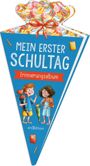 Mein erster Schultag – Erinnerungsalbum in Schultüten-Form