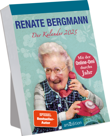 Abreißkalender Renate Bergmann – Der Kalender 2025  arsEdition Verlag