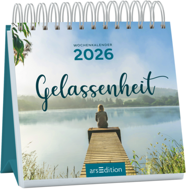 Mini-Wochenkalender Gelassenheit 2026