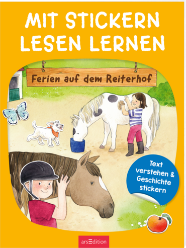 Mit Stickern Lesen lernen – Ferien auf dem Reiterhof