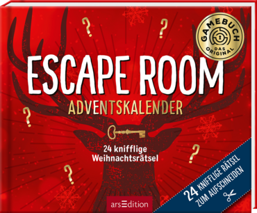 24 knifflige Weihnachtsrätsel. Escape Room Adventskalender