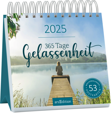 Postkartenkalender 365 Tage Gelassenheit 2025