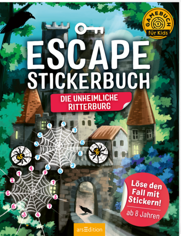 Escape-Stickerbuch – Die unheimliche Ritterburg