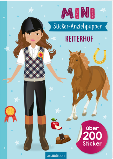 Mini-Sticker-Anziehpuppen – Reiterhof