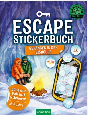 Escape-Stickerbuch – Gefangen in der Eishöhle