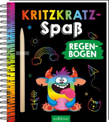 Kritzkratz-Spaß – Regenbogen