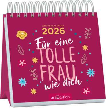 Mini-Wochenkalender Für eine tolle Frau wie dich 2026