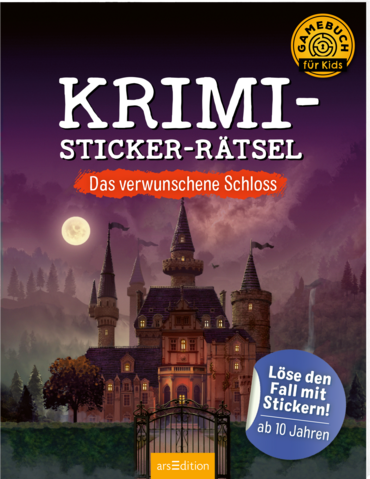 Krimi-Sticker-Rätsel – Das verwunschene Schloss