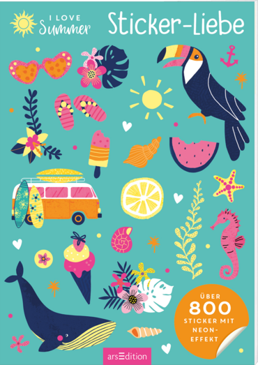 I Love Summer – Sticker-Liebe