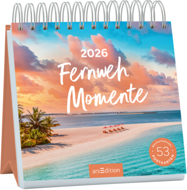 Postkartenkalender Fernwehmomente 2026
