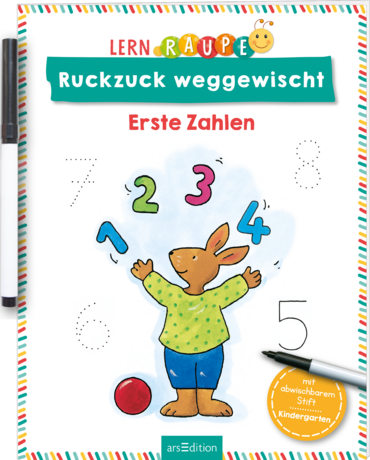 Lernraupe – Ruckzuck weggewischt! Erste Zahlen