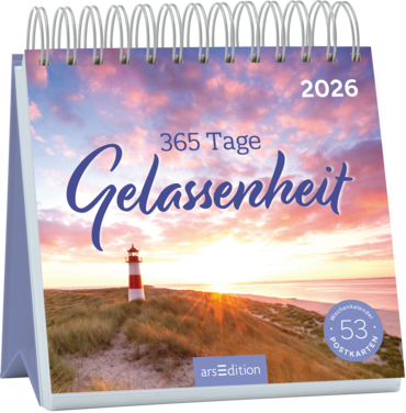 Postkartenkalender 365 Tage Gelassenheit 2026