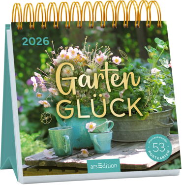 Postkartenkalender Gartenglück 2026