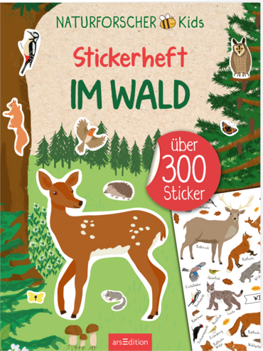 Naturforscher-Kids – Stickerheft Im Wald