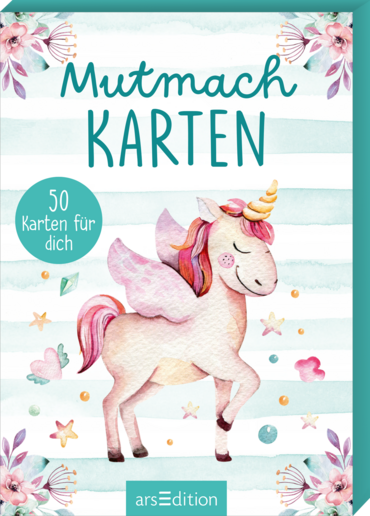 Mutmachkarten – Einhorn (Aquarelloptik)