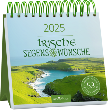 Postkartenkalender Irische Segenswünsche 2025
