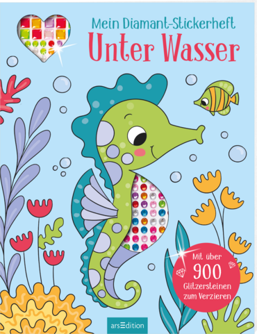 Mein Diamant-Stickerheft – Unter Wasser
