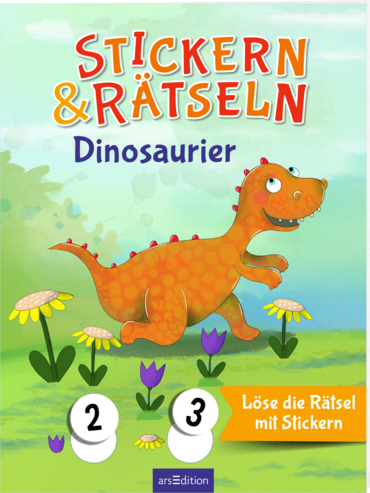 Stickern & Rätseln – Dinosaurier
