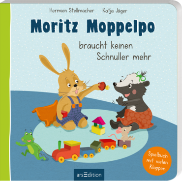 Moritz Moppelpo doesn´t need a pacifier anymore!