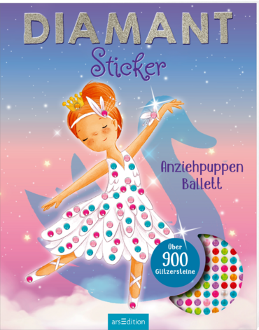 Diamantsticker Anziehpuppen – Ballett