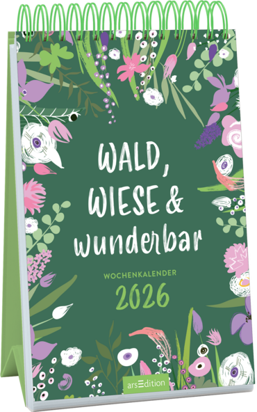 Wochenkalender Wald, Wiese & wunderbar 2026