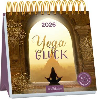 Postkartenkalender Yogaglück 2026