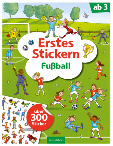 Erstes Stickern – Fußball