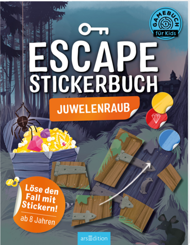 Escape-Stickerbuch – Juwelenraub