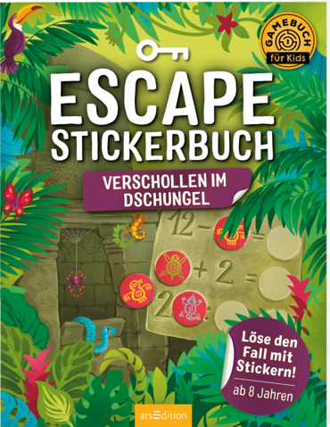 Escape-Stickerbuch – Verschollen im Dschungel