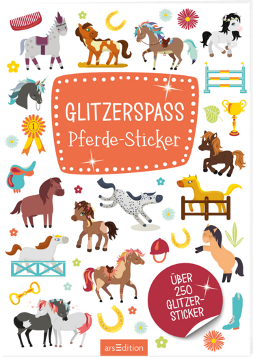 Glitzerspaß – Pferde-Sticker