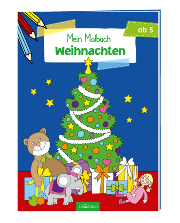 Malbuch ab 5 Jahren - Weihnachten