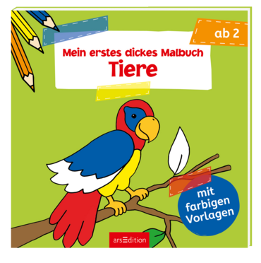 Mein erstes buntes Malbuch ab 2 – Tiere