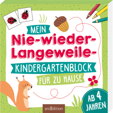 Mein Nie-wieder-Langweile-Kindergartenblock für zu Hause