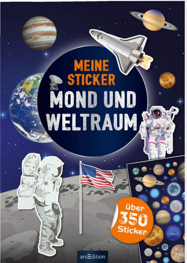 Meine Sticker – Mond und Weltraum