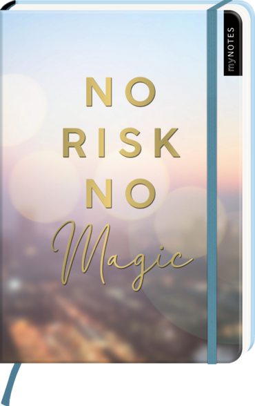myNOTES Notizbuch A5: No Risk no magic 