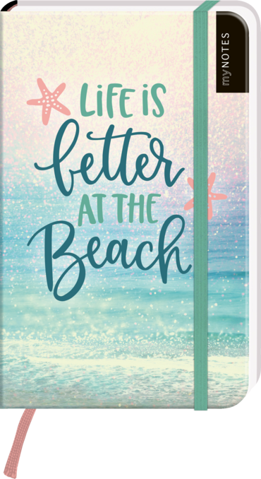 myNOTES Notizbuch A6: Life is better at the beach 