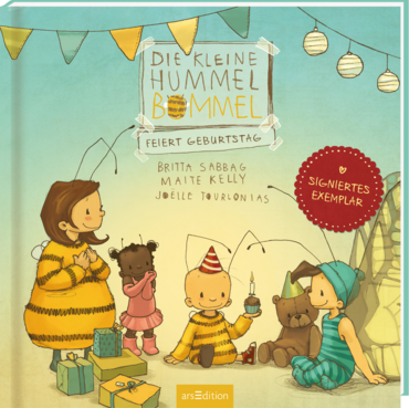 Signierte Ausgabe: Die kleine Hummel Bommel feiert Geburtstag
