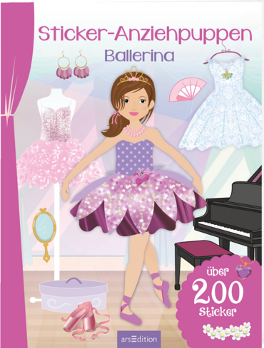 Sticker-Anziehpuppen – Ballerina