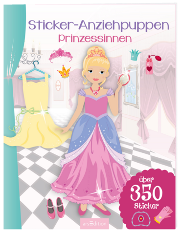 Sticker-Anziehpuppen – Prinzessinnen